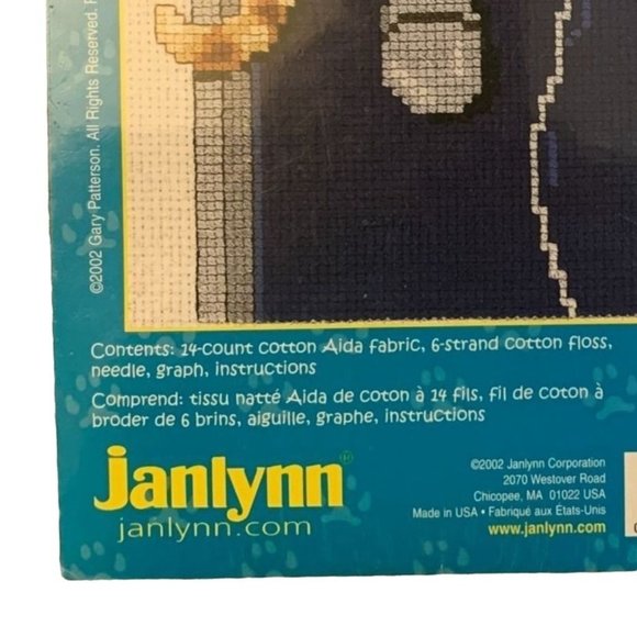 Janlynn 095-0108 Counted Cross Stitch Kit The Mouser Souricier Cat Mouse 5 x 7 - Picture 4 of 6